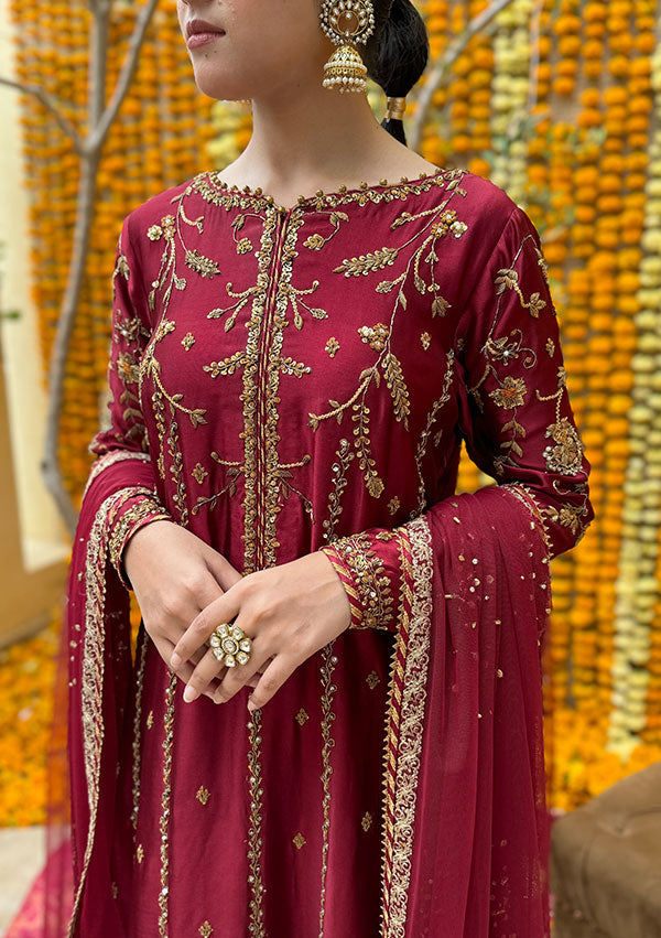 Shermeen-with-Izaar-Pants-and-Dupatta-Image-One