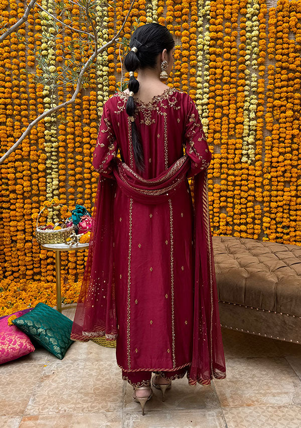 Shermeen-with-Izaar-Pants-and-Dupatta-Image-Three