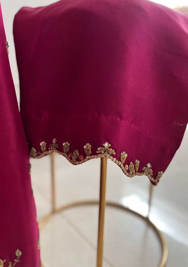 Shermeen-with-Izaar-Pants-and-Dupatta-Pink-Image-Four