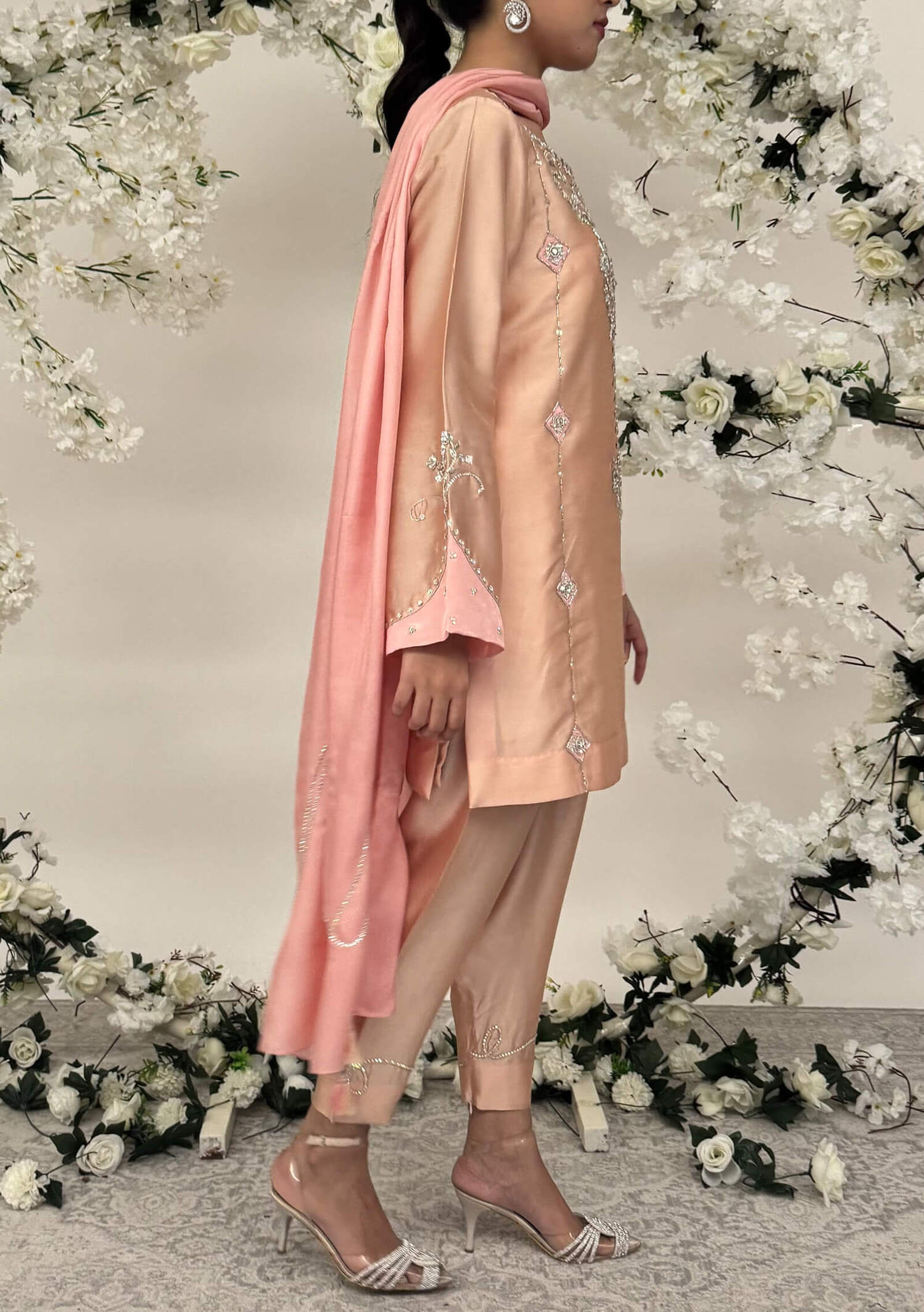 Lima with Shalwar &amp; Dupatta (A) Image Three