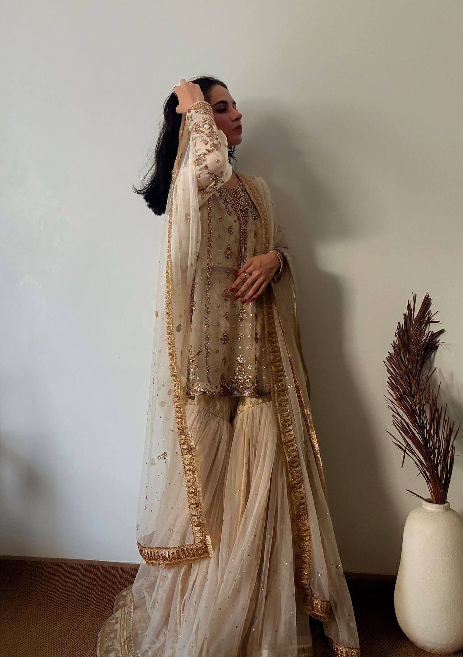 Ashnoor-with-Gharara-&amp;-Dupatta-Image-One