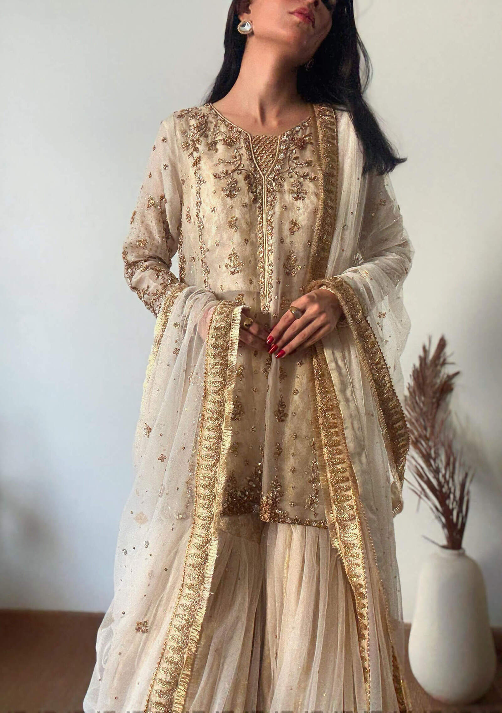 Ashnoor-with-Gharara-&amp;-Dupatta-Image-Two