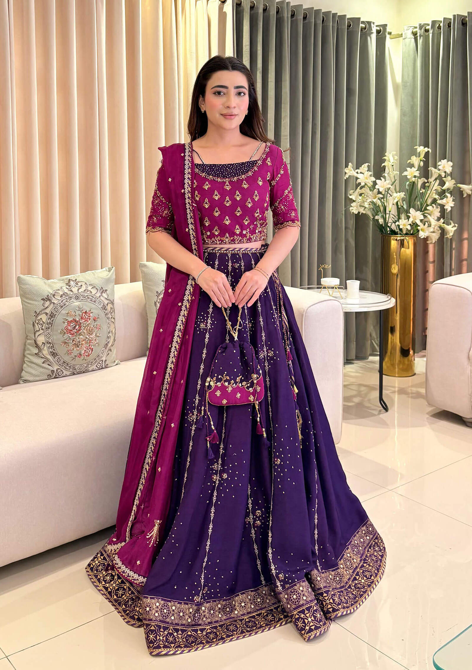 Zarnab-Lehenga-Set-with-Potli-Bag-Featured-Image