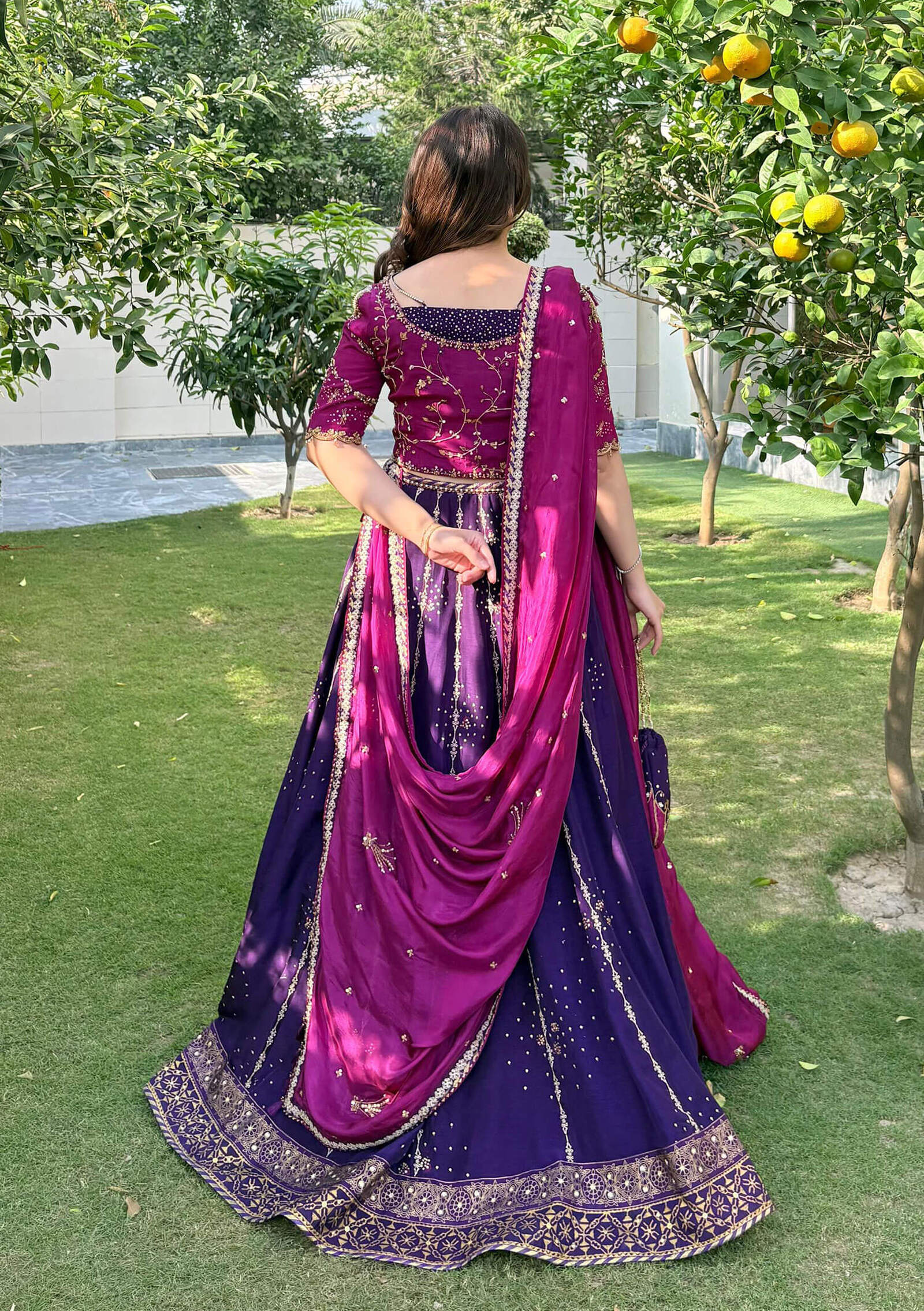 Zarnab-Lehenga-Set-with-Potli-Bag-Image-Three