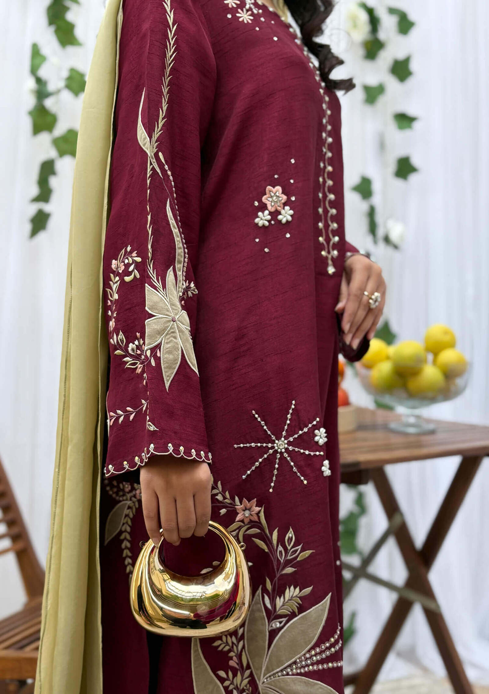 Gigi-Kaftan-Shirt-with-Pants-&-Dupatta-Image-Seven