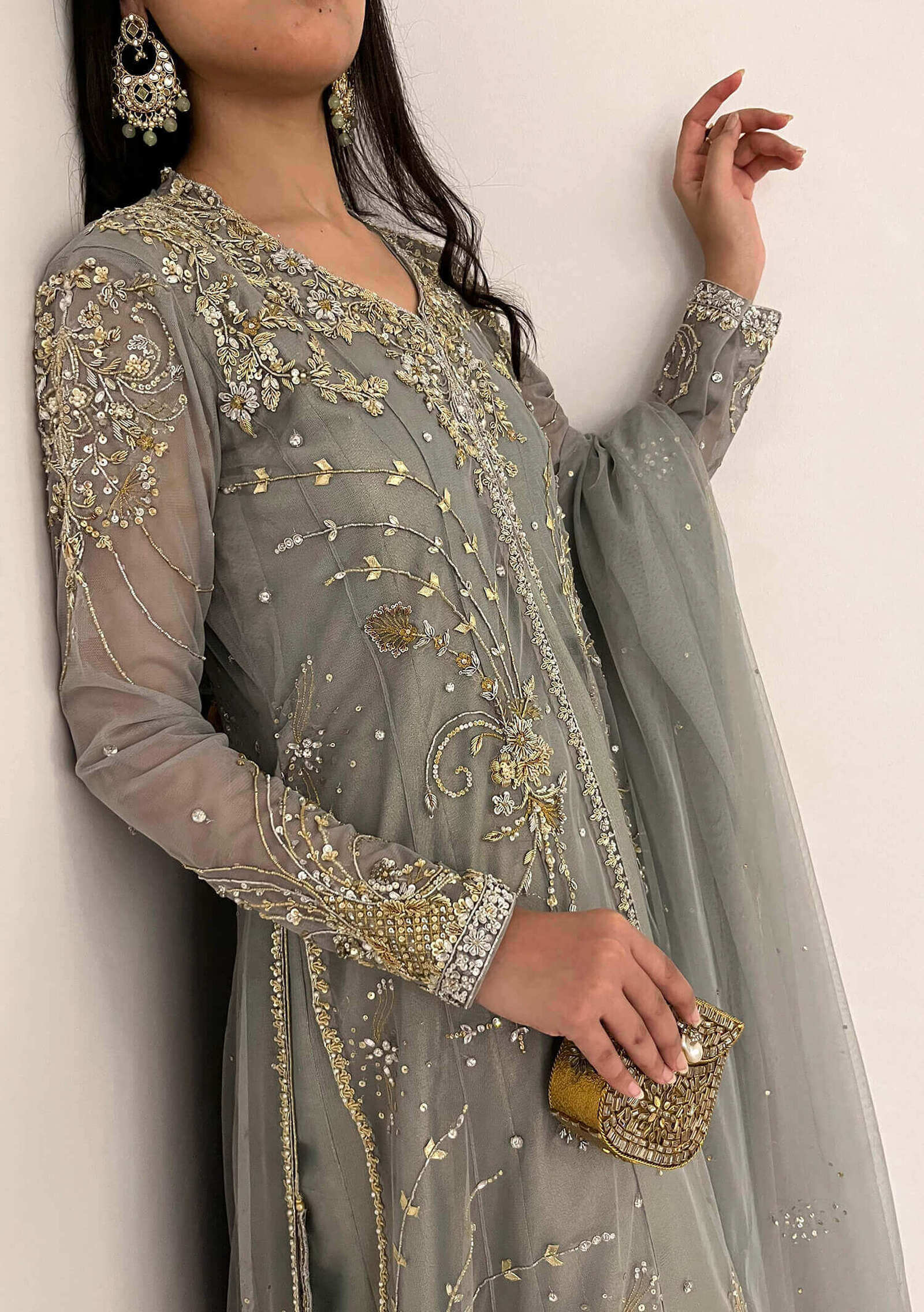 Nisa-with-Flared-Gown-&-Dupatta-Image-Four