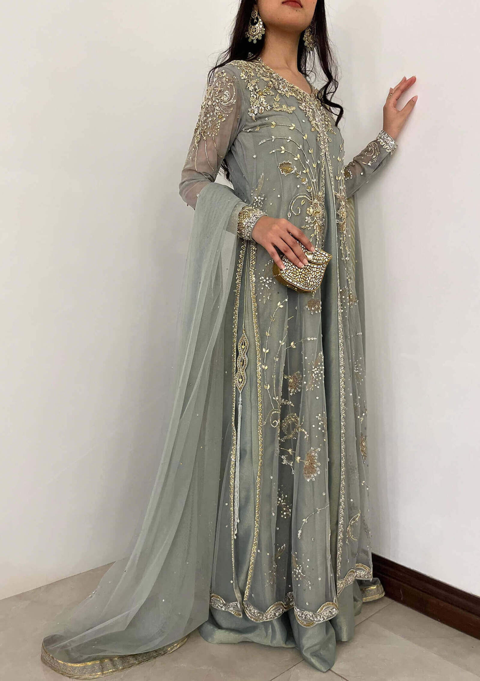 Nisa-with-Flared-Gown-&-Dupatta-Image-One