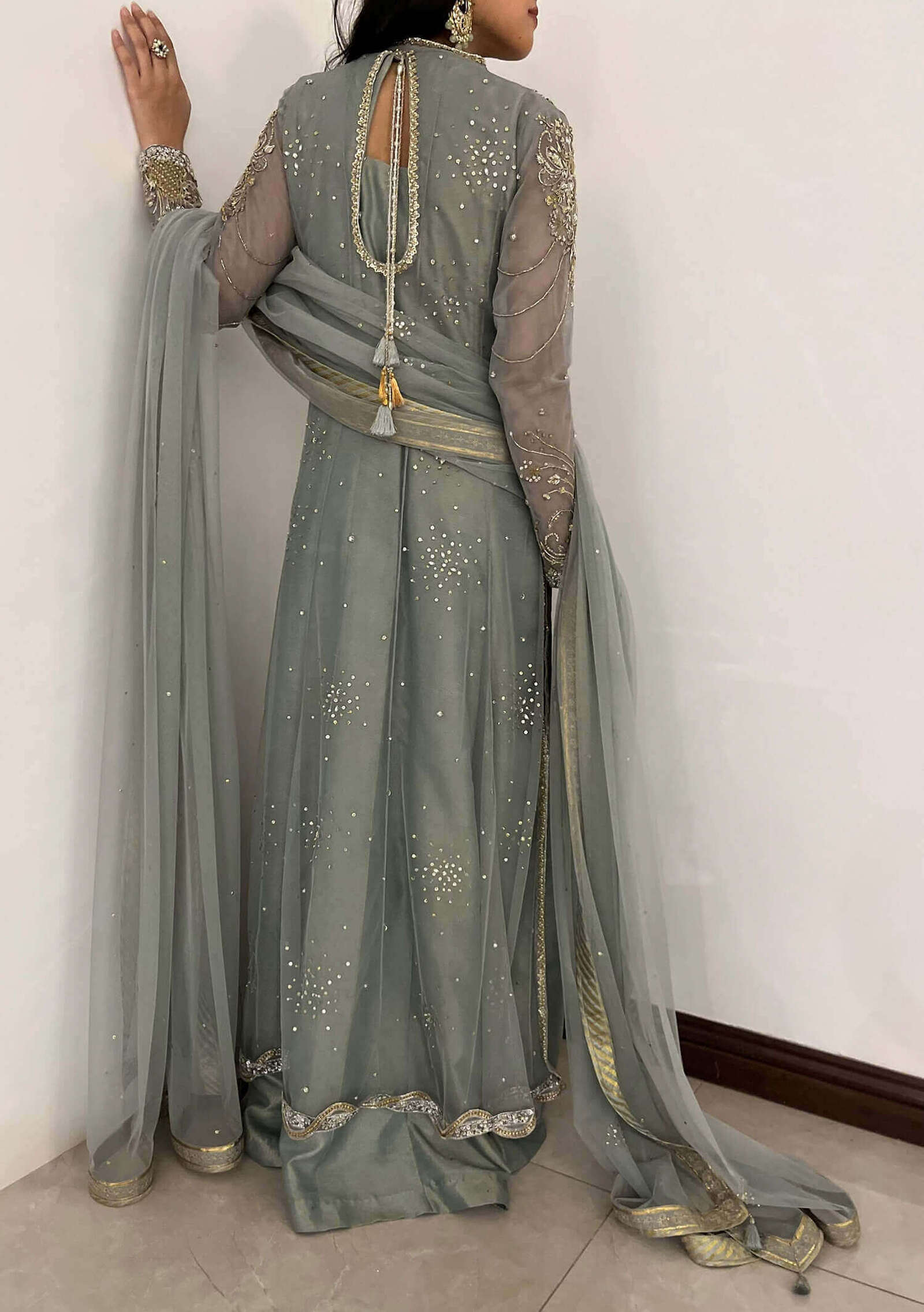 Nisa-with-Flared-Gown-&-Dupatta-Image-Two