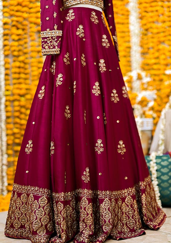 Burgundy-Lehnga-Mahgul-five